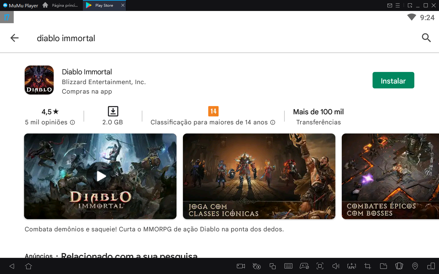 Como jogar Diablo Immortal no PC com Emulador Android