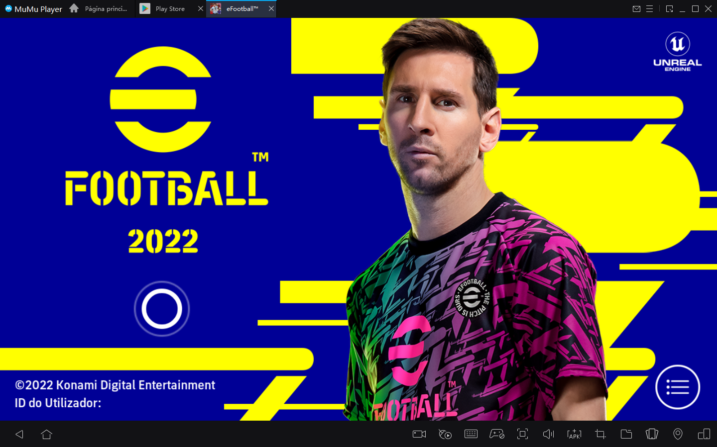 Como jogar eFootball™ 2022 no PC com Emulador Android