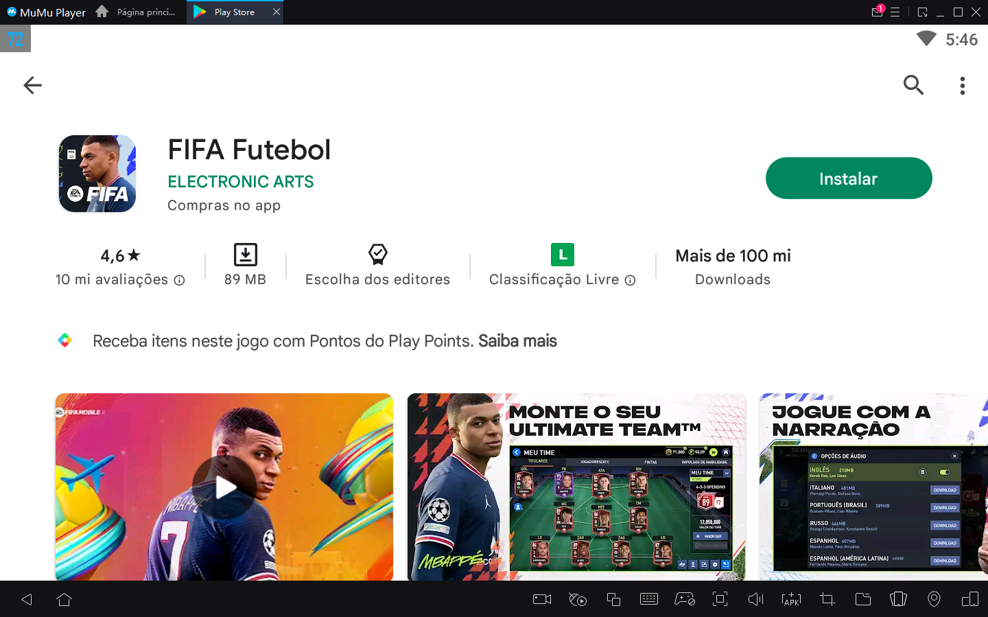 Como jogar FIFA Futebol no PC com Emulador Android