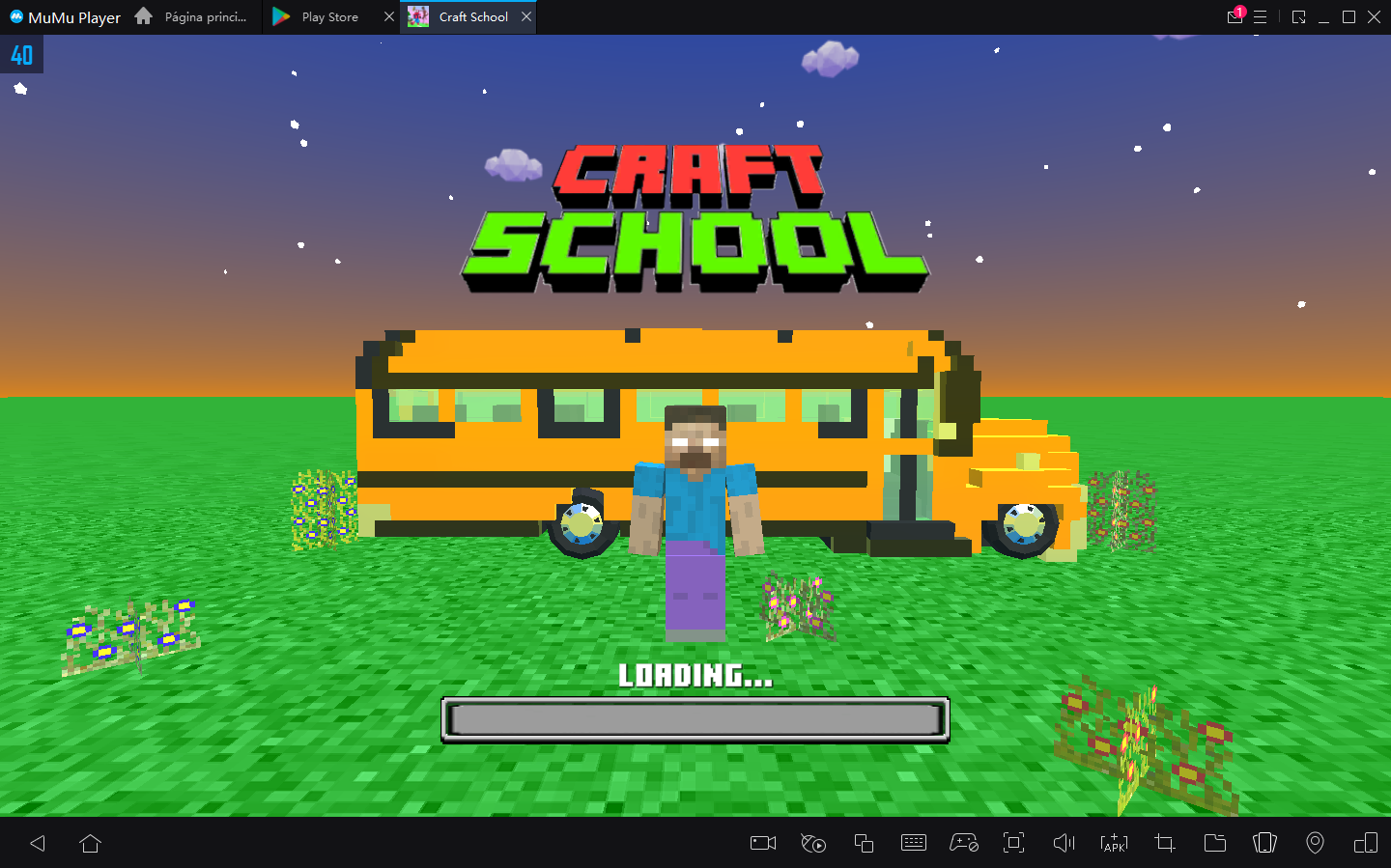 Como jogar Craft School: Monster Class no PC com Emulador Android