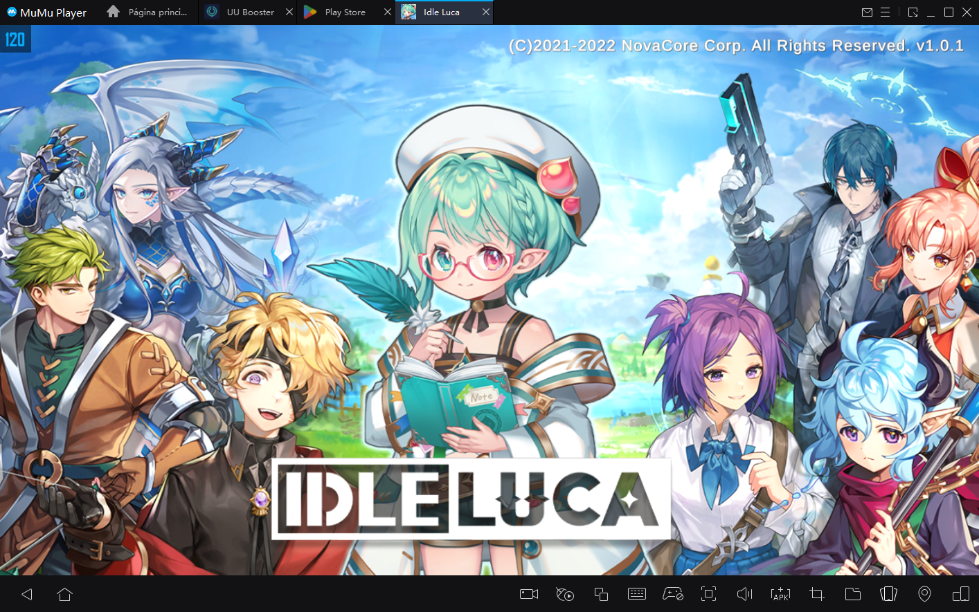 Como jogar IDLE LUCA no PC com Emulador Android