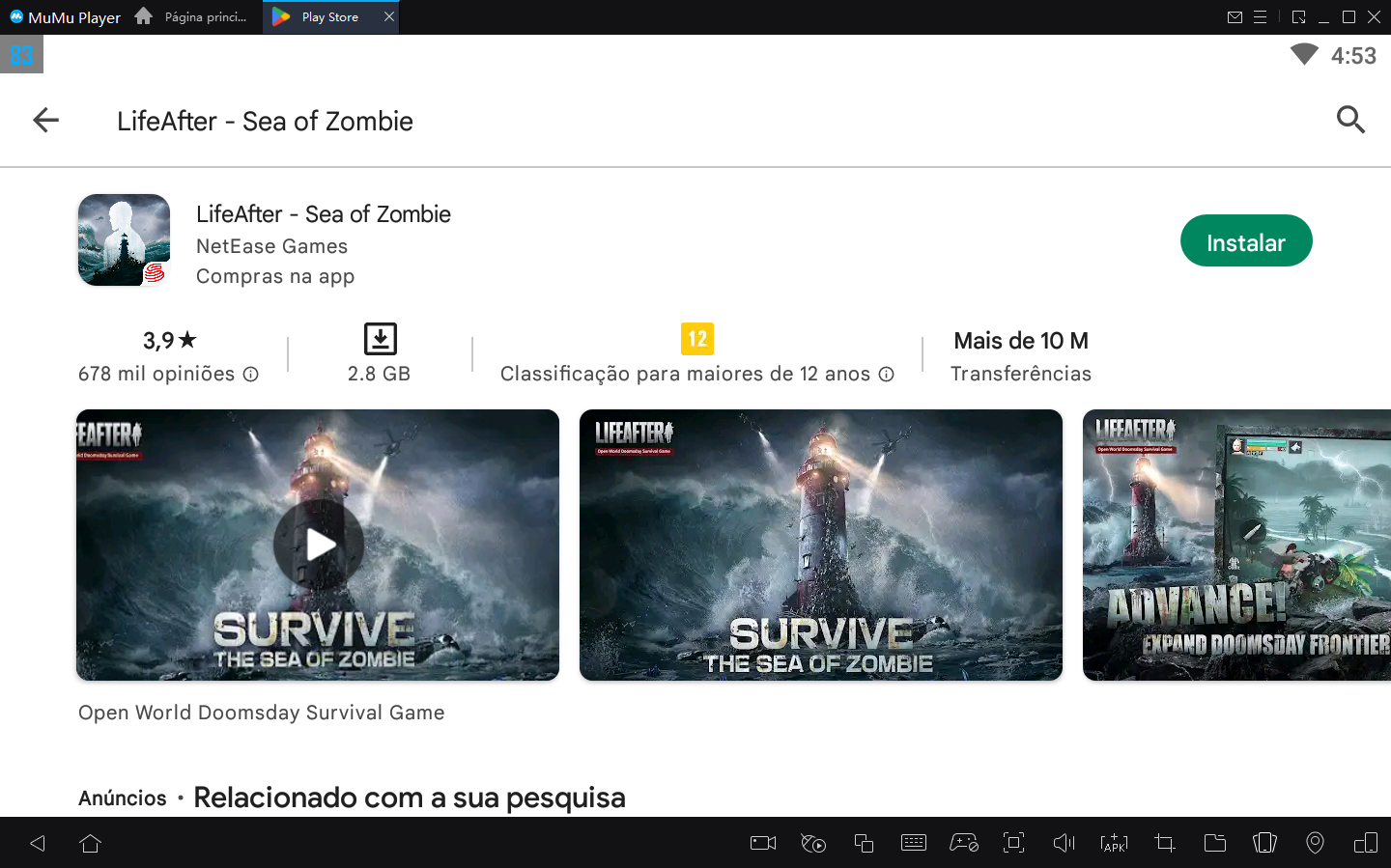 Como jogar LifeAfter: Sea of Zombie no PC com Emulador Android