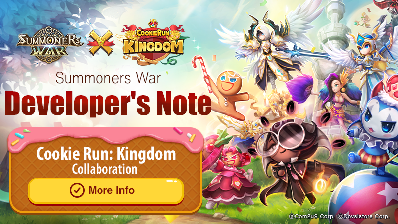 Summoners War e Cookie Run: Kingdom fazem parceria para doce colaboração