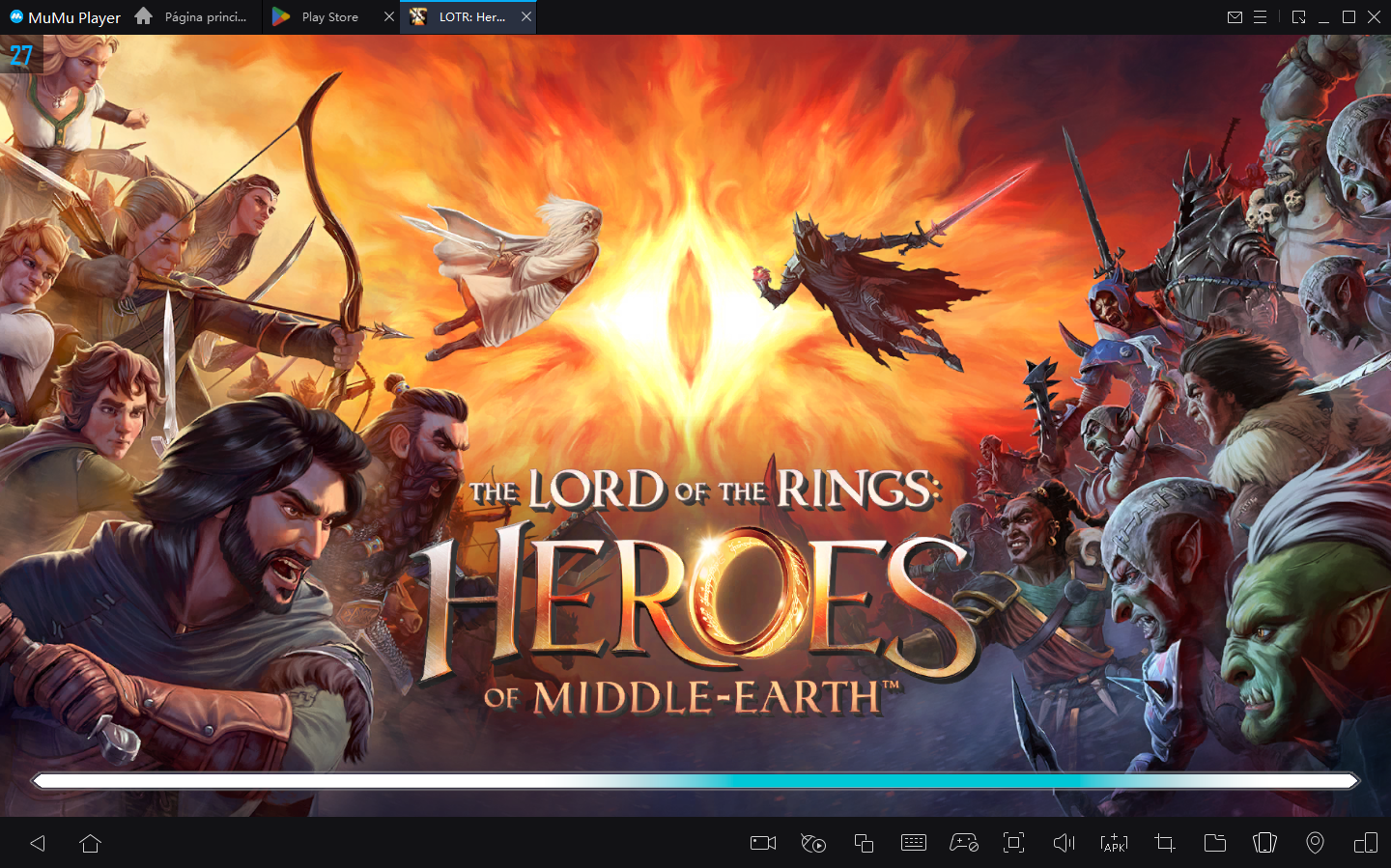Como jogar LoTR: Heróis da Terra-média no PC com Emulador Android