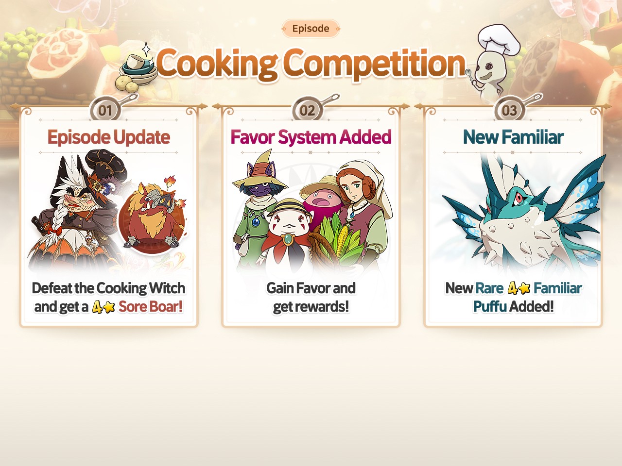 Atualização de Ni no Kuni: Cross Worlds - Apresenta o Episódio da Competição de Culinária e Muito Mais
