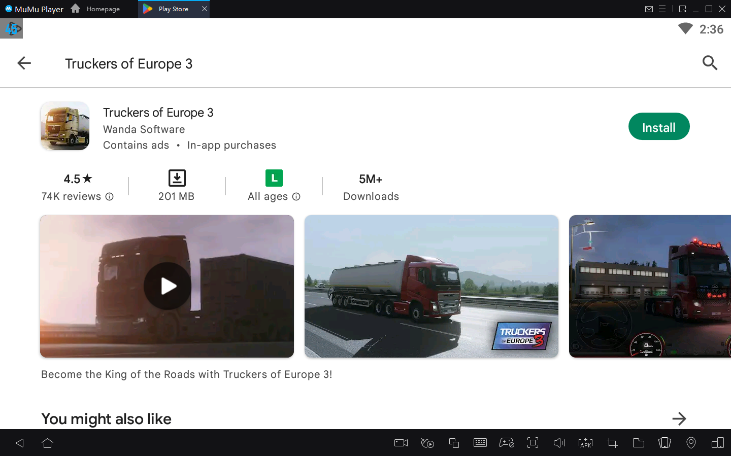 Baixar & Jogar Truckers of Europe 3 no PC & Mac (Emulador)