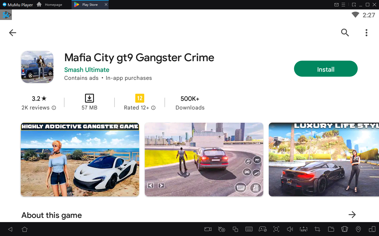 Como jogar Real Grand Mafia City Gangster no PC com Emulador Android