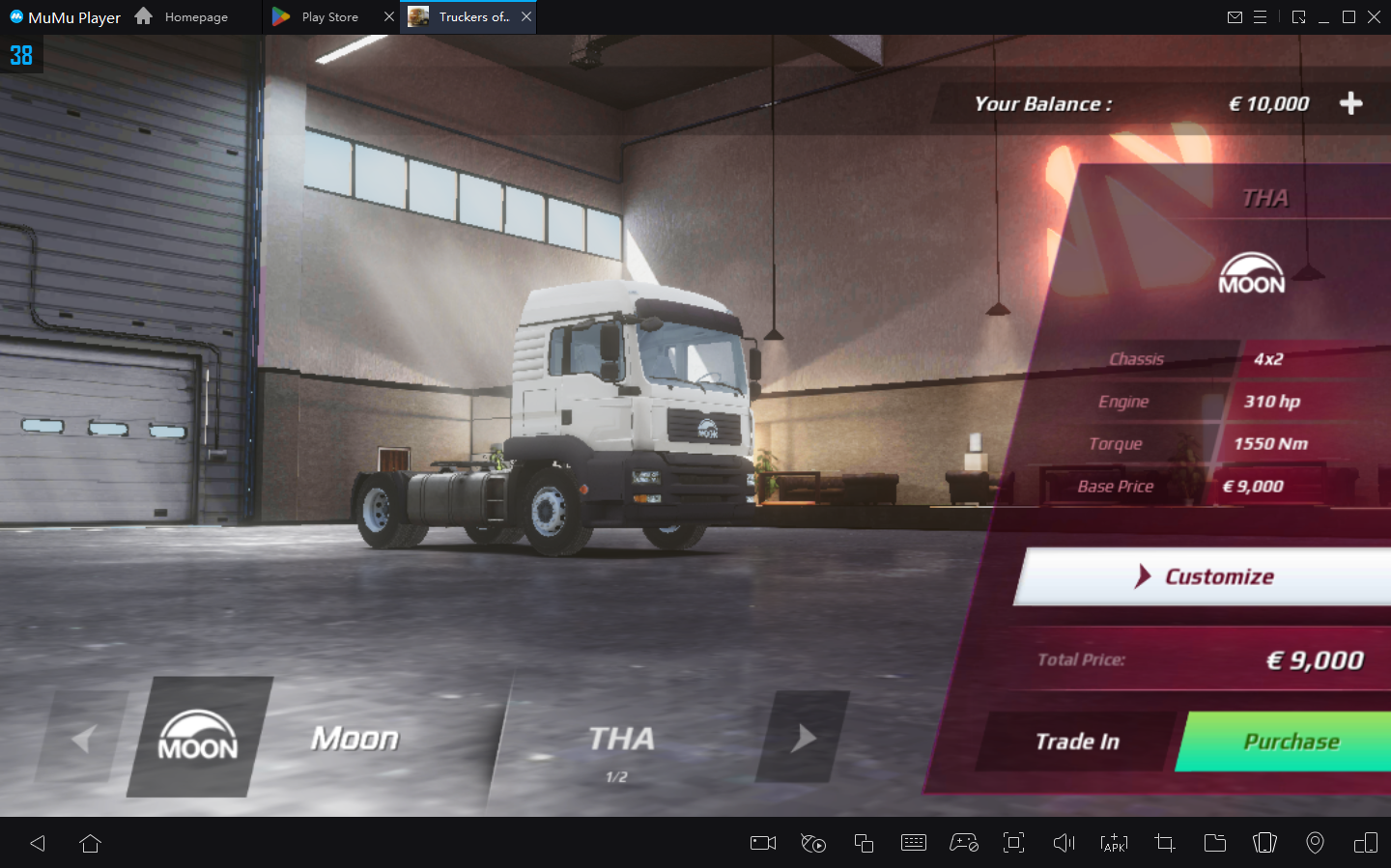 Como jogar Truckers of Europe 3 no PC com Emulador Android