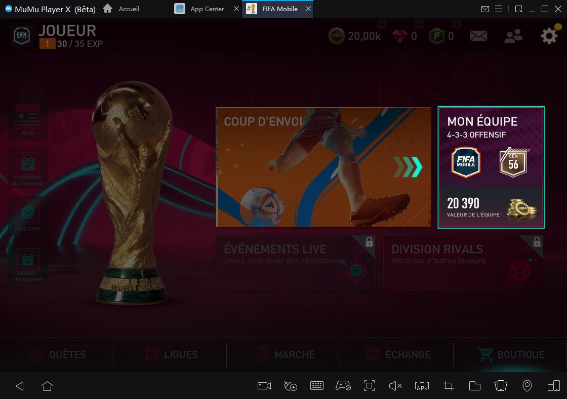 jouer à Coupe du Monde de la FIFA sur PC