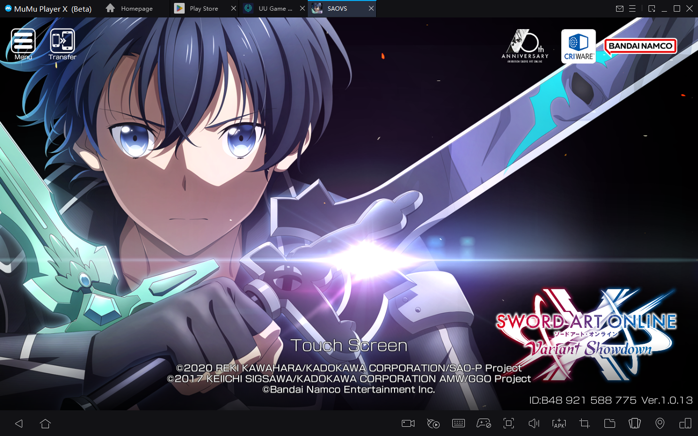 How to Play Sword Art Online VS on PC with MuMu Player X