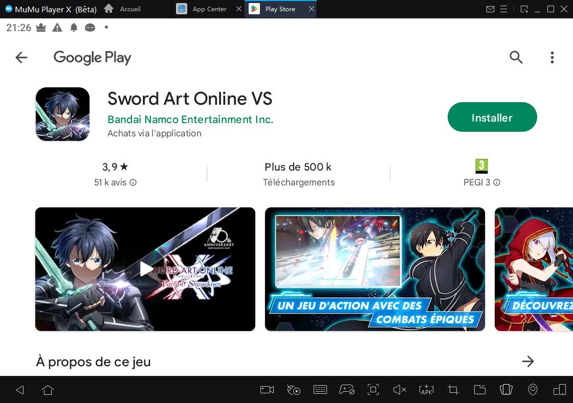 télécharger Sword Art Online VS sur PC avec MuMu Player X