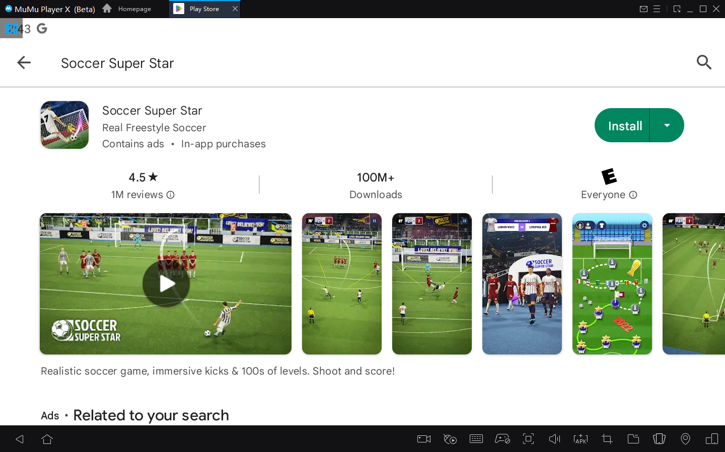 Baixe Soccer Super Star no PC com MEmu