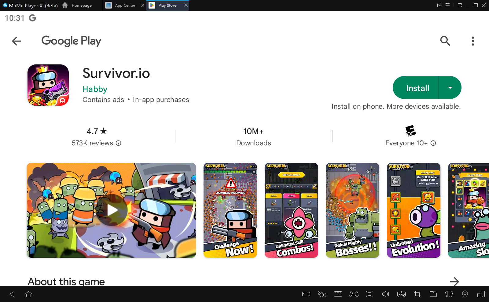 Survivor!.io on the App Store