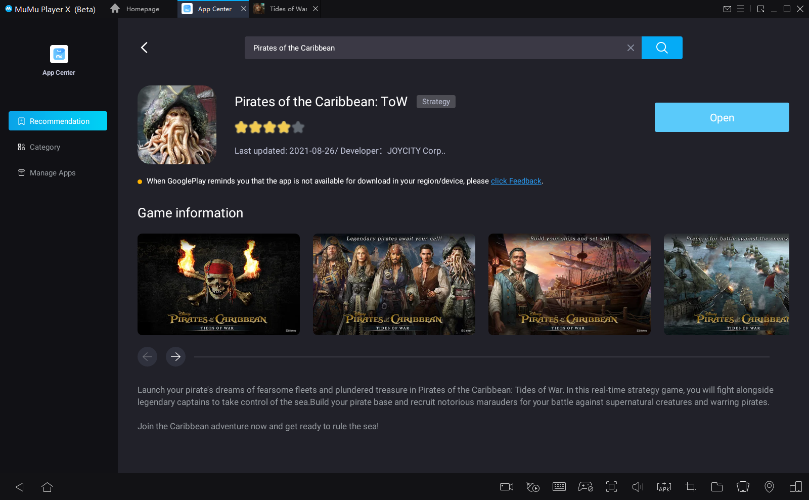 Pirates of the Caribbean: ToW – Apps no Google Play