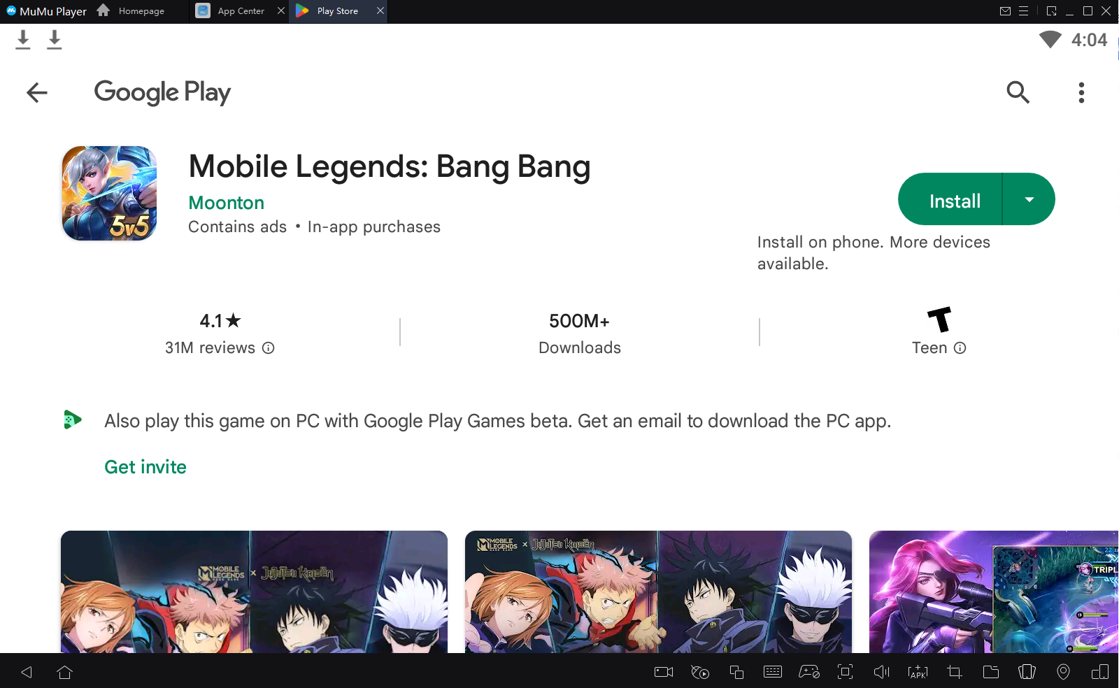 Play Mobile Legends: Bang Bang on PC 