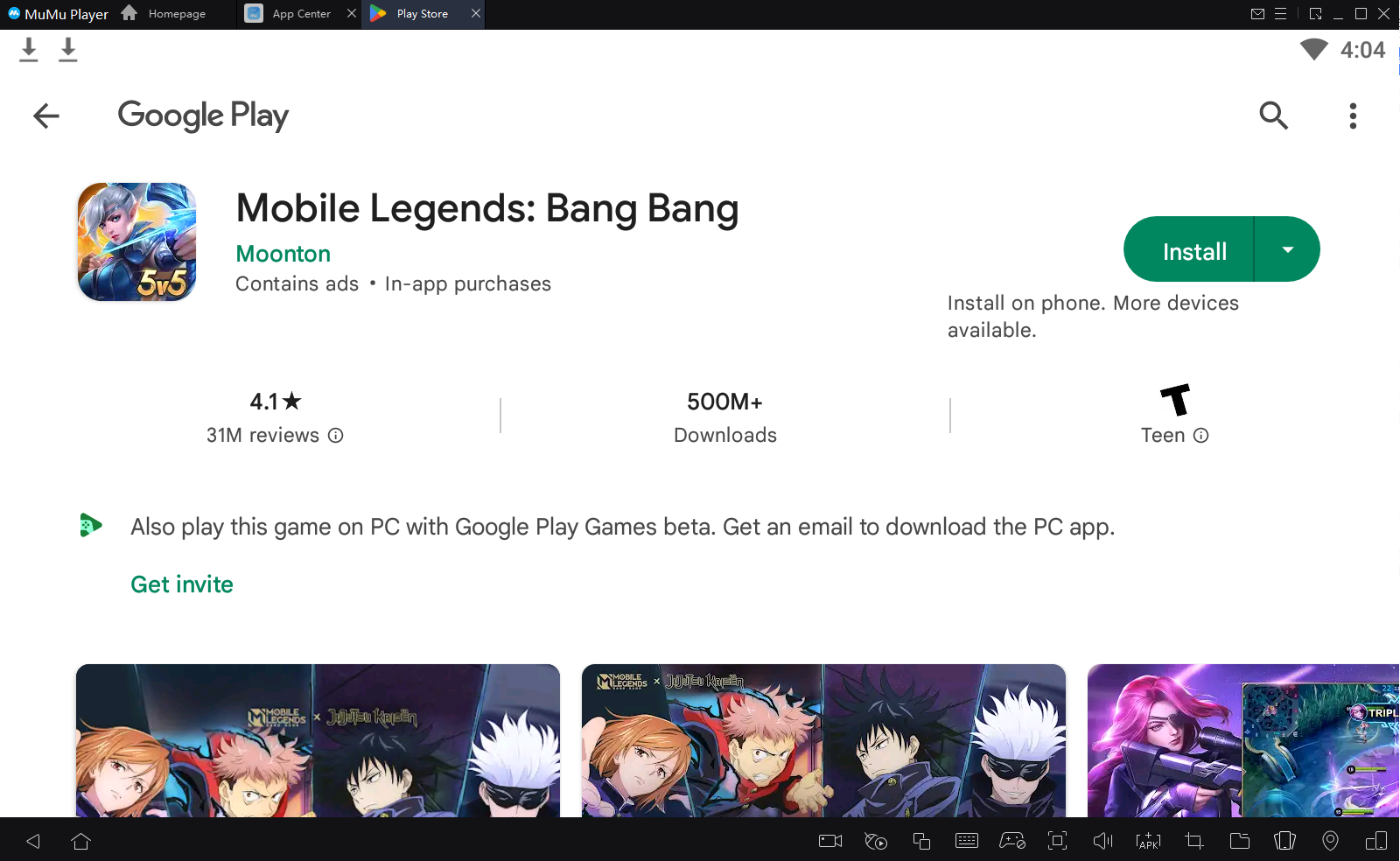 Playing Mobile Legends on PC - Google Play Games Beta Review 