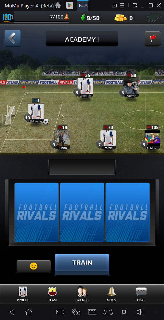 Baixe e jogue Football Rivals: Joga futebol no PC e Mac (emulador)