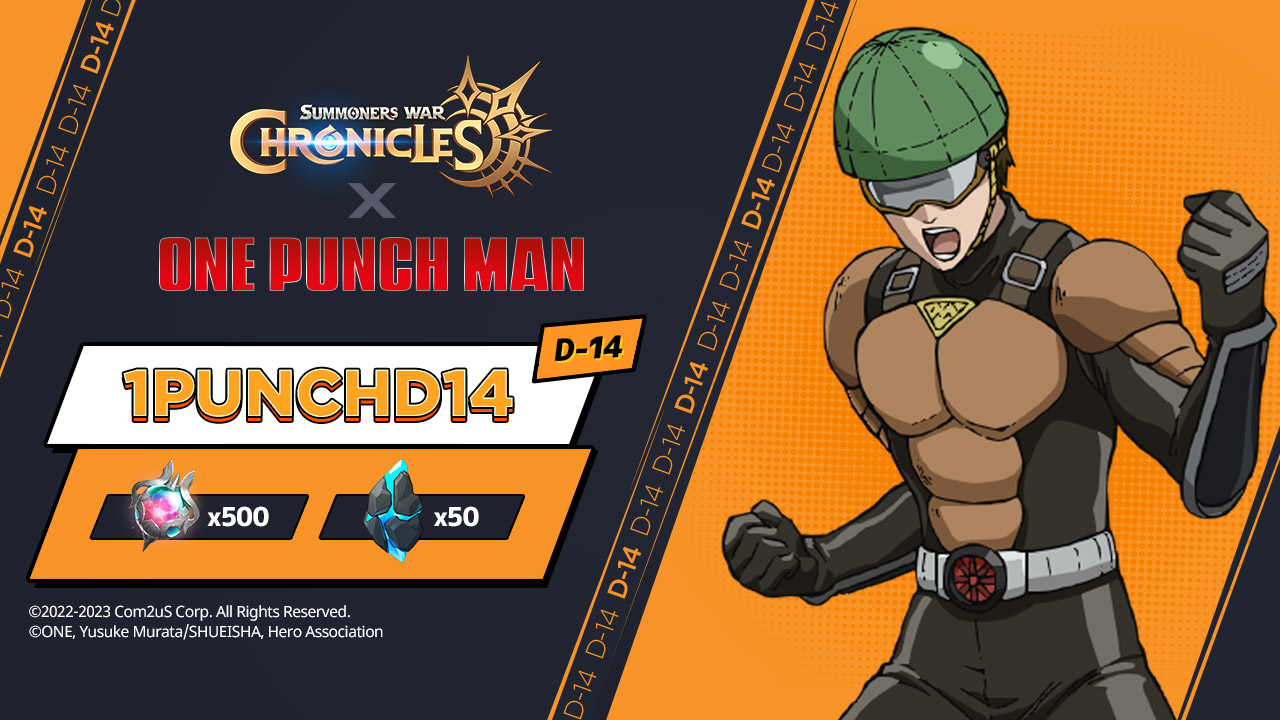 Collaboration Event with Popular Anime Series One-Punch Man Begins