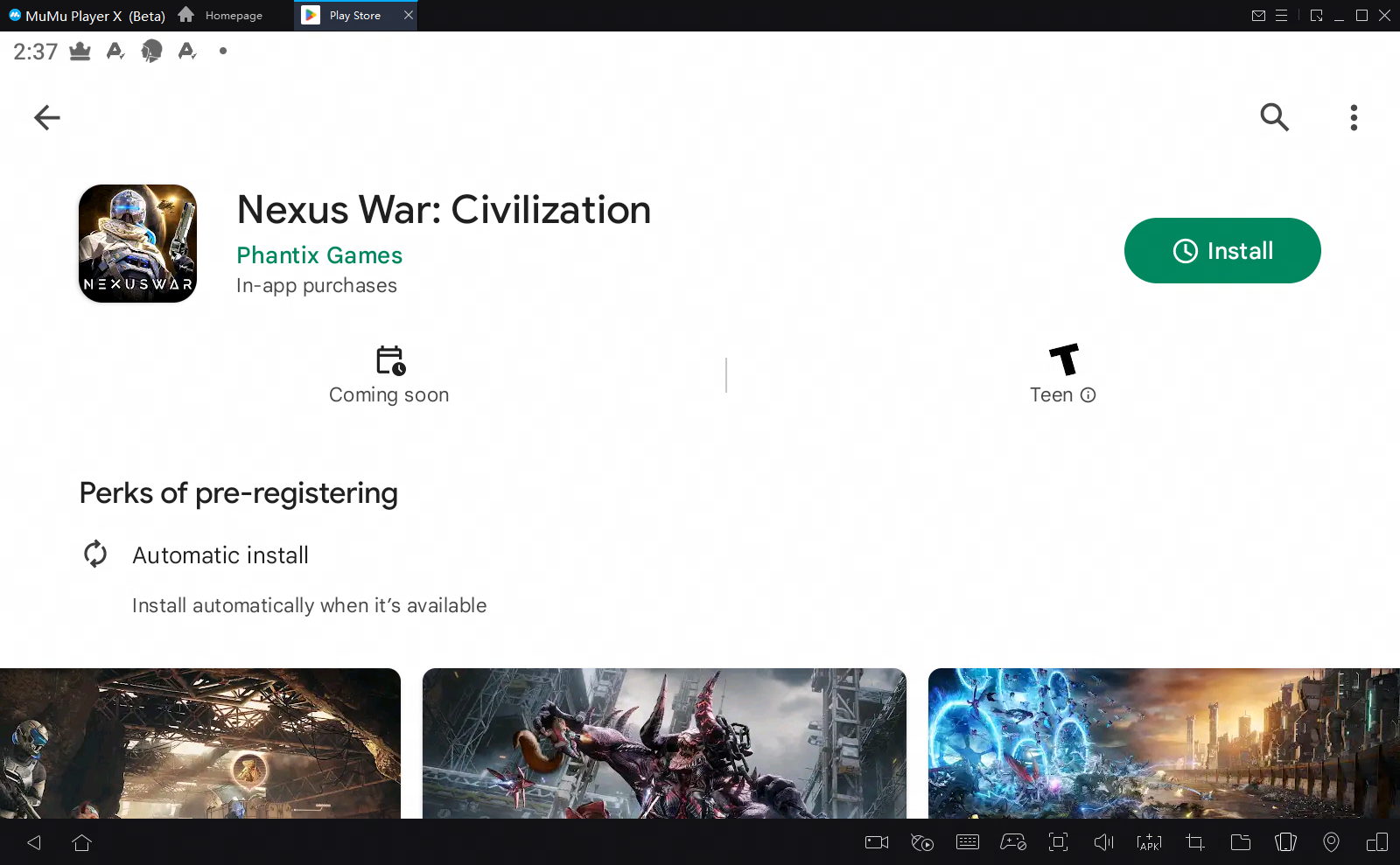 Nexus War: Civilization Codes - Launch Codes! - Droid Gamers