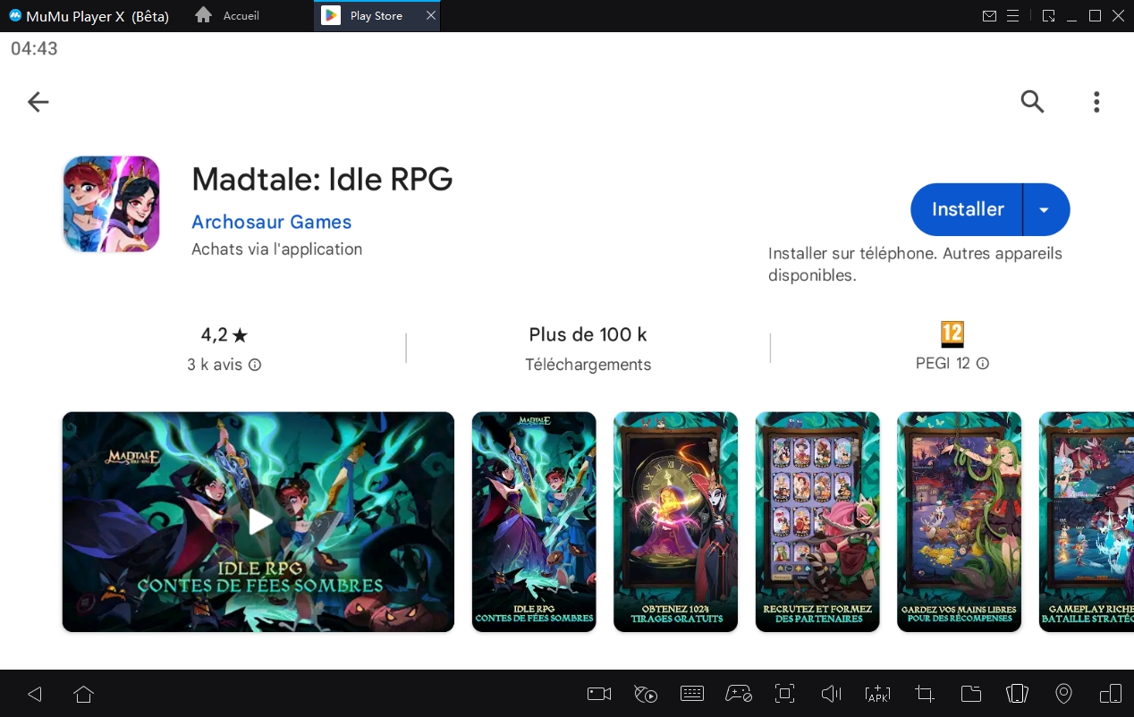 télécharger Madtale Idle RPG sur PC