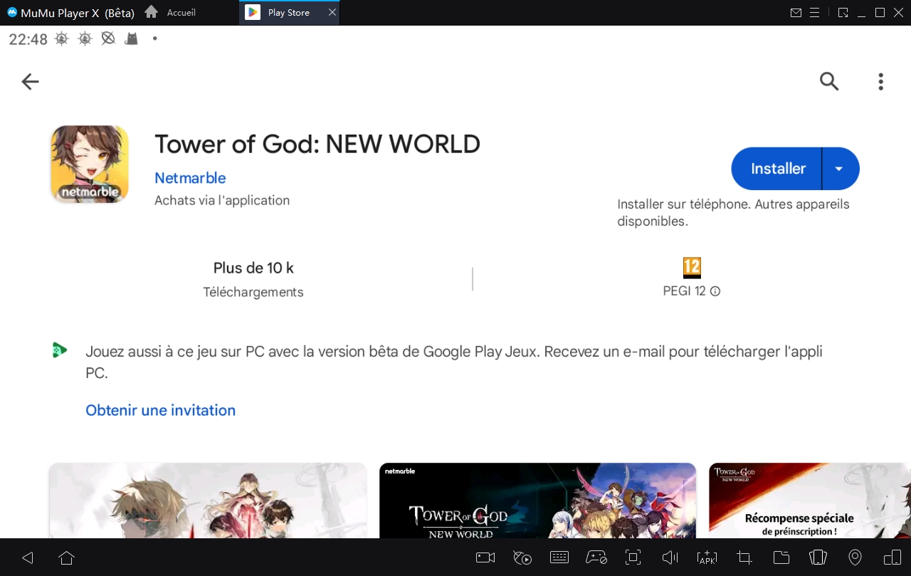 télécharger Tower of God: New world sur PC
