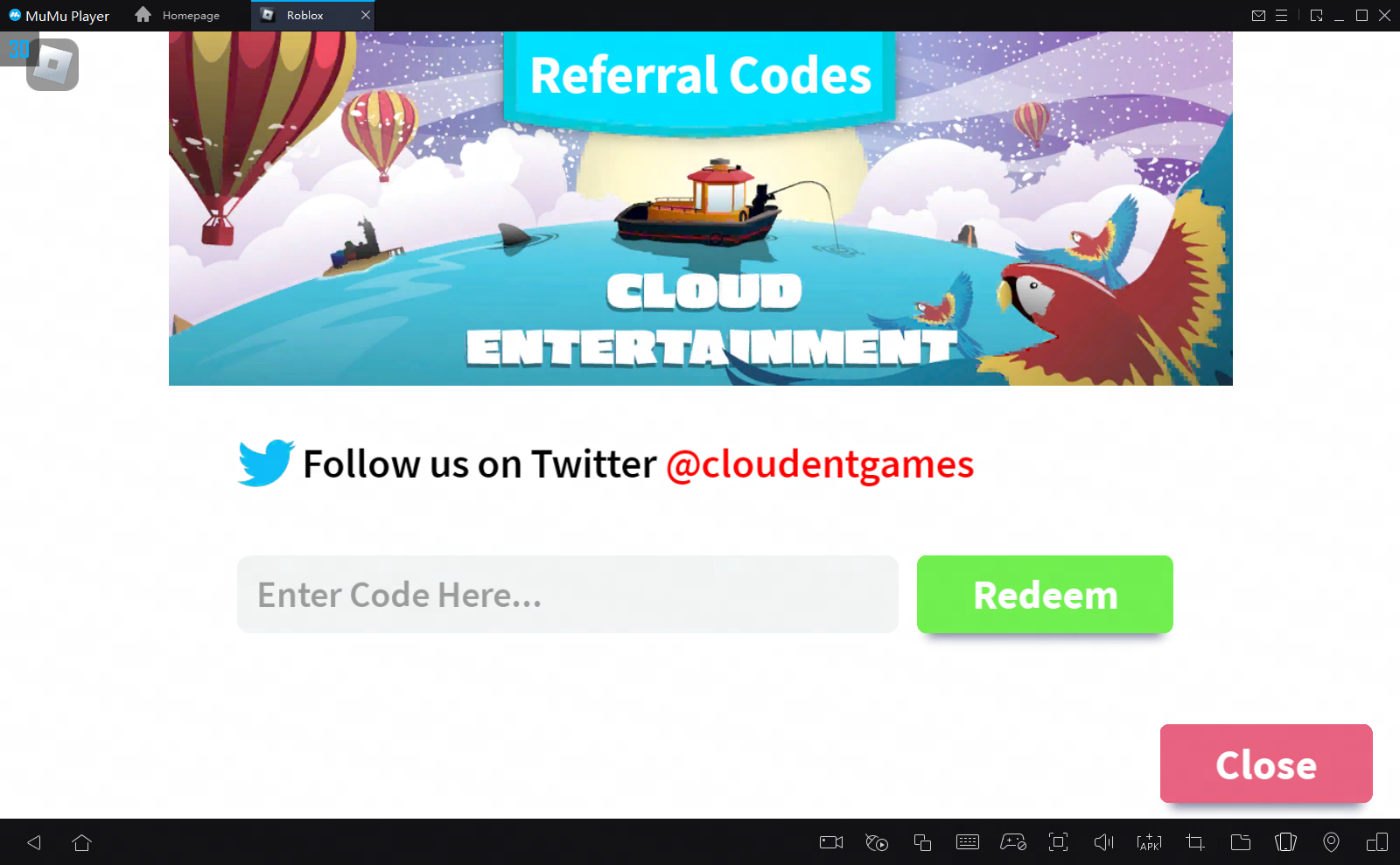 Roblox Fishing Simulator Redeem Codes