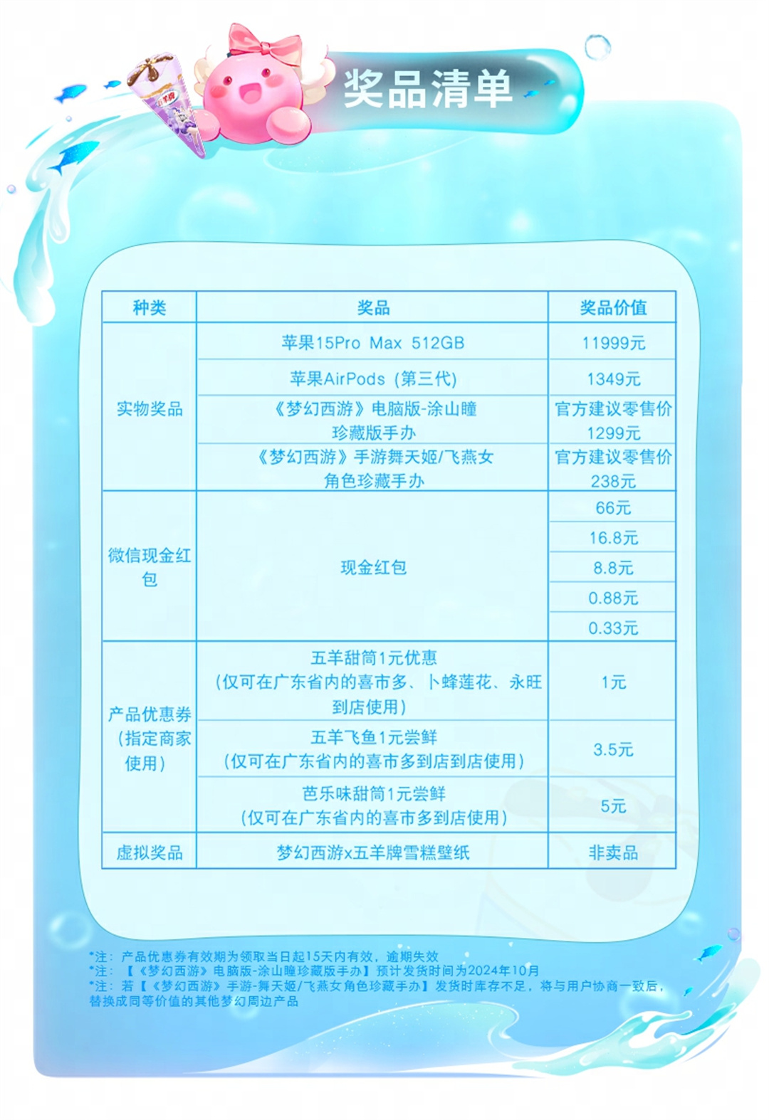 《梦幻夏日的第一支雪糕，给少侠们安排上了！》