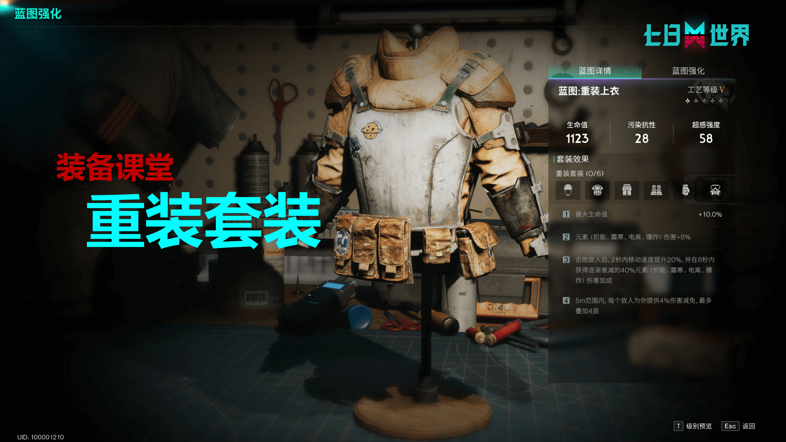 装备课堂-重装套装