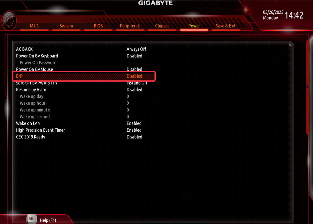 技嘉 GIGABYTE 如何开启 WOL 1