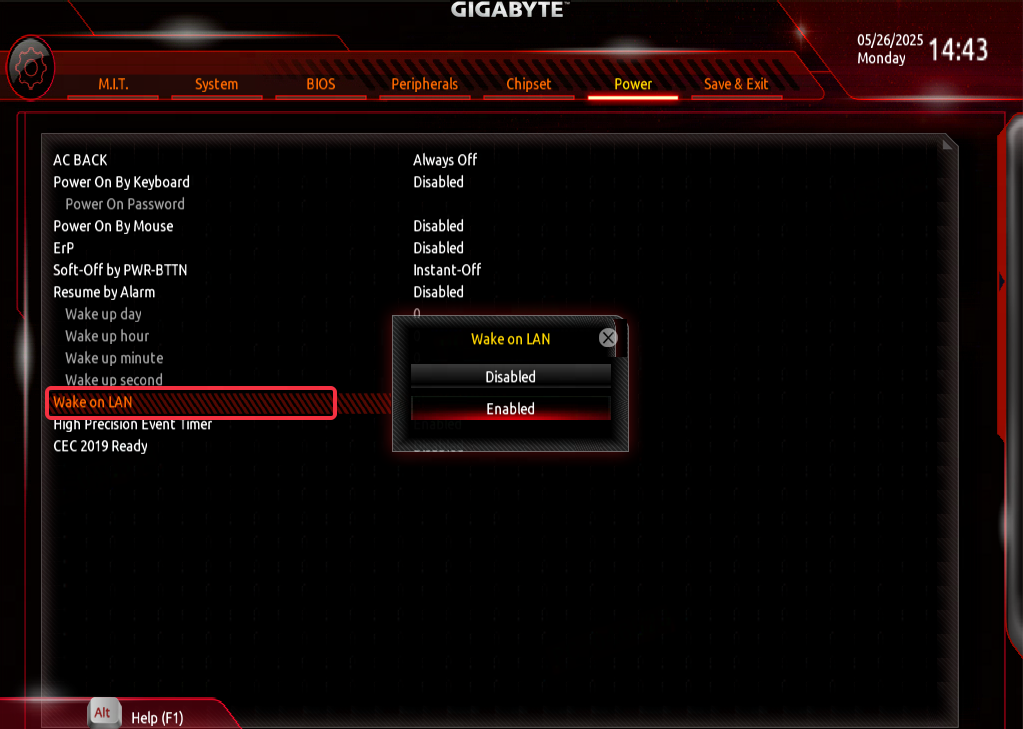技嘉 GIGABYTE 如何开启 WOL 2