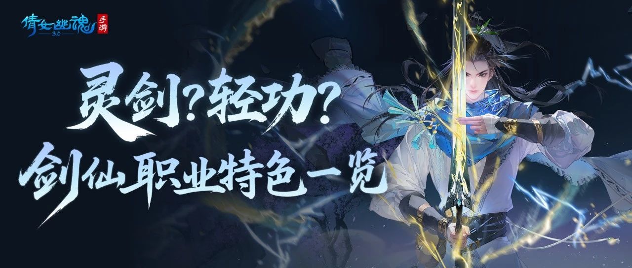 听说剑仙的职业特色都写在脸上了？灵剑帅！轻功仙！