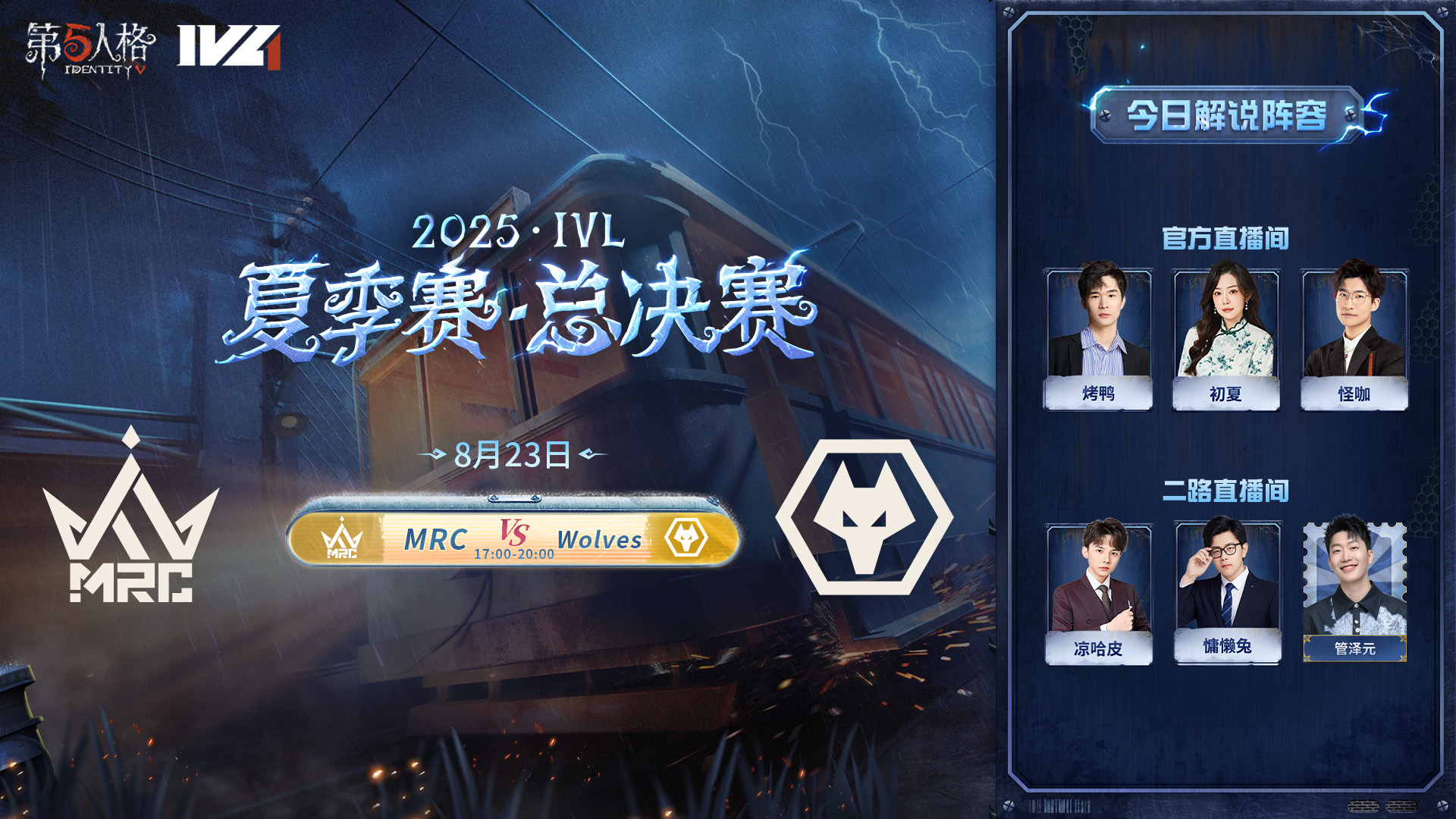 【2025IVL夏季赛】总决赛 Day3 成都Wolves vs MRC