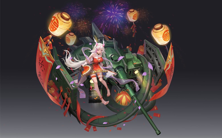 新周边！WZ-132-1坦克娘立牌！
