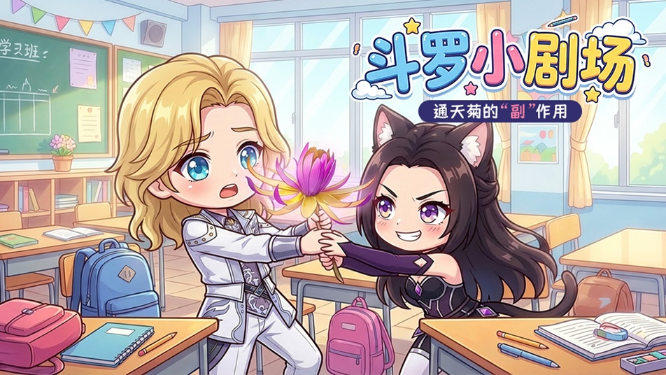 《斗罗大陆：诛邪传说》四格漫画丨通天菊的“副”作用