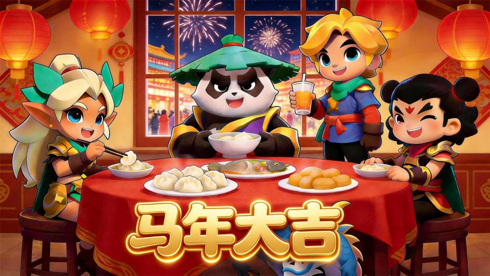 🐎马年新春，《小镇冒险家》为你送上新年祝福！