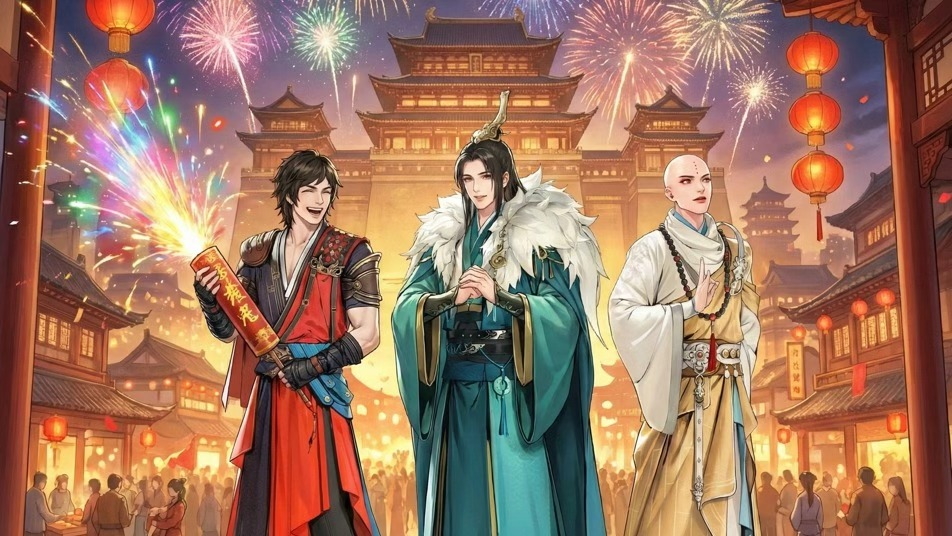 《少年歌行：风花雪月》春节快乐｜少年归来，红火新春