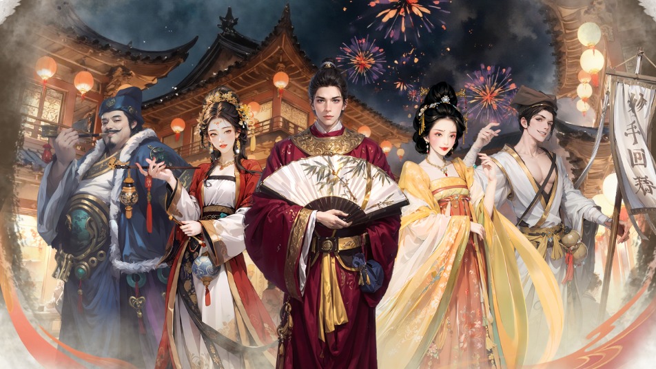 《客官里面请》美人画卷-桃夭