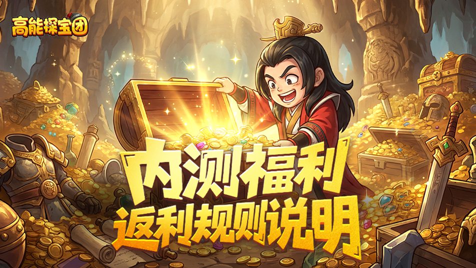 《高能探宝团》渠道封测返利说明