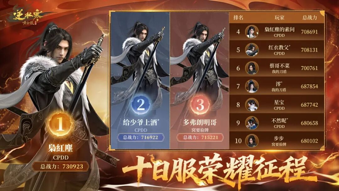 十日服战神登顶！天花板实力摧城撼岳！