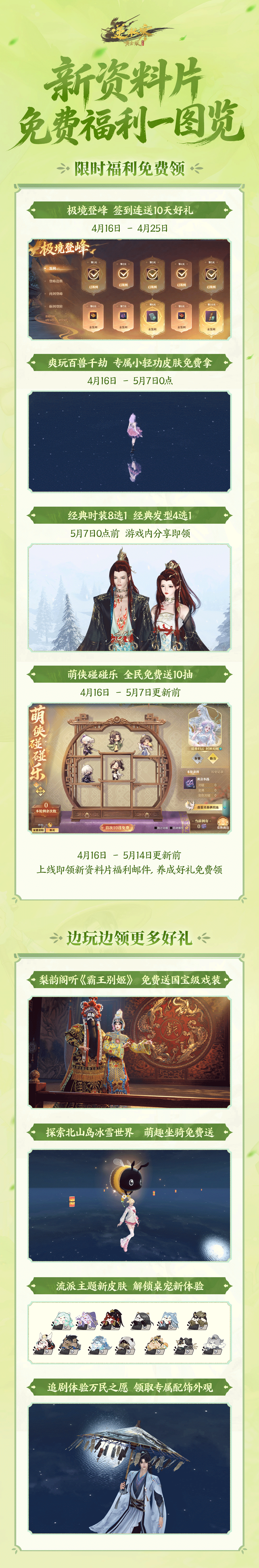 上线5天，这些免费福利你可能还没领完！