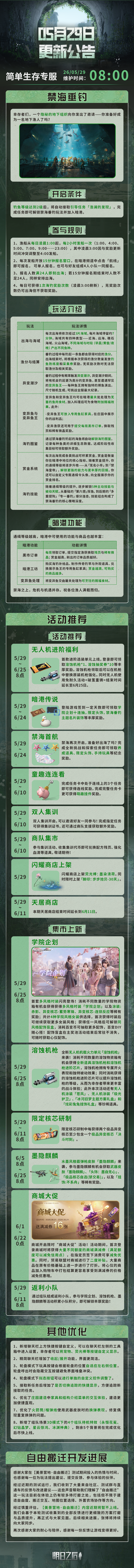 2026年5月28日简单生存服更新公告