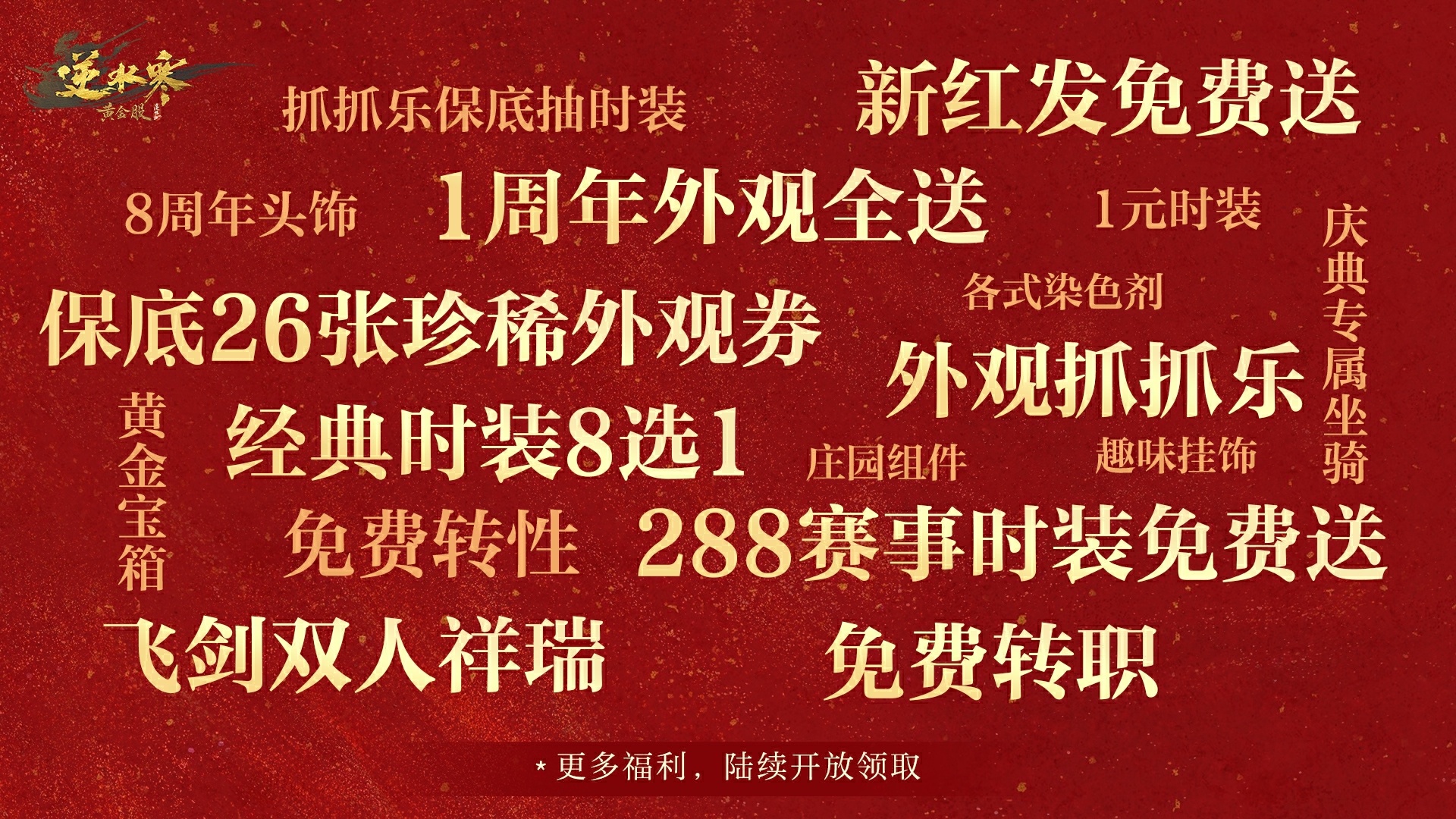 八周年庆典今日开启！诸神冠军再添喝彩