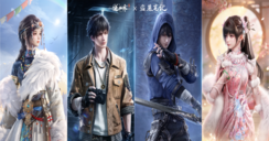 全新角色【张起灵】实机试玩，《盗墓笔记》联动外观全放送！最低1元（10纹玉）打包带走联动藏服